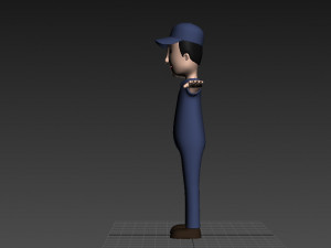 cartoonman017 mechanic 3Dモデル