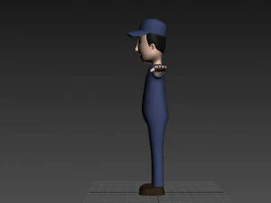 cartoonman017 mechanic 3D Model