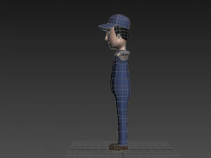 cartoonman017 mechanic 3D Model