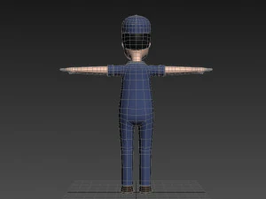 cartoonman017 mechanic 3D Model