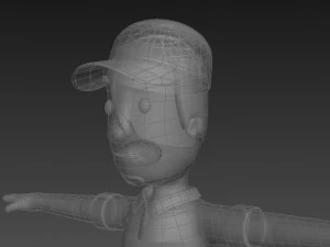 cartoonman017 mechanic 3D Model