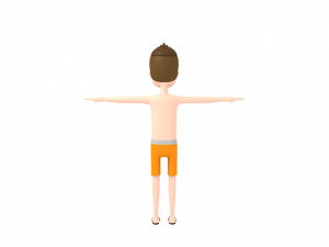 cartoonman018 beachman 3D Модель