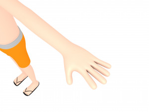 cartoonman018 beachman 3D Модель