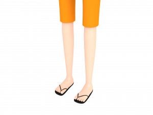 cartoonman018 beachman 3D Модель