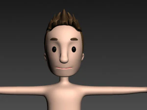 cartoonman018 beachman 3D Model