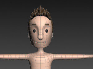 cartoonman018 beachman 3D Модель