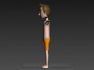 cartoonman018 beachman 3D Model
