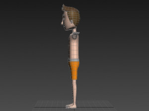 cartoonman018 beachman 3D Модель