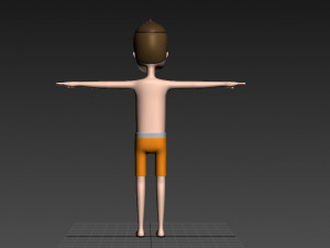 cartoonman018 beachman 3D Модель