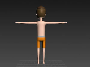 cartoonman018 beachman 3D Model
