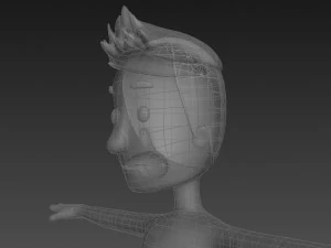 cartoonman018 beachman 3D Model