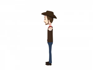 cartoonman019 cowboy 3D Model