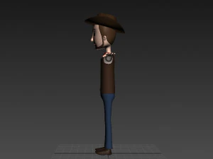 cartoonman019 cowboy 3D Model