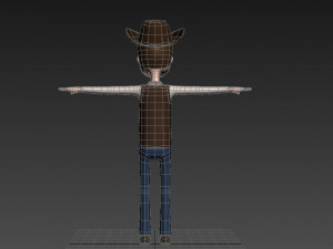 cartoonman019 cowboy 3D Модель