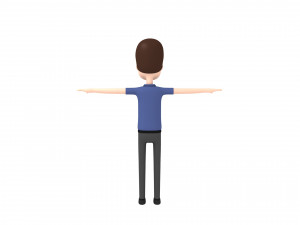 cartoonman020 man Model 3D