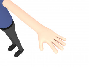 cartoonman020 man Model 3D