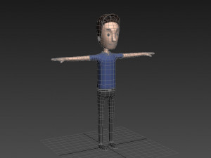 cartoonman020 man Model 3D