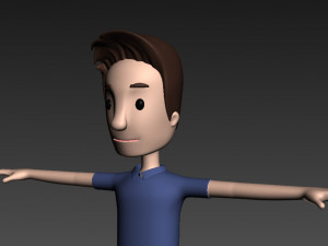 cartoonman020 man Model 3D