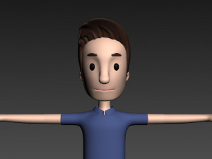 cartoonman020 man Model 3D