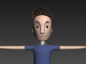cartoonman020 man Model 3D