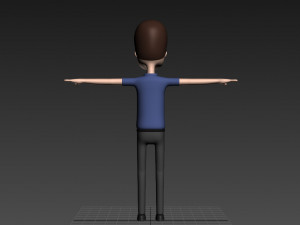 cartoonman020 man Model 3D