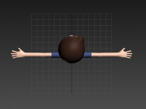 cartoonman020 man Model 3D