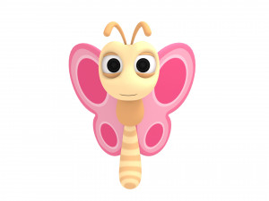 cartoon butterfly 3D Модель