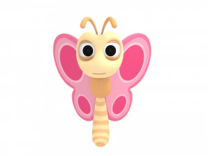 cartoon butterfly 3D Model