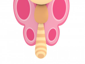 cartoon butterfly 3D Модель