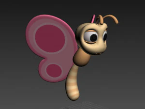 cartoon butterfly 3D Model