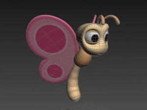 cartoon butterfly 3D Model