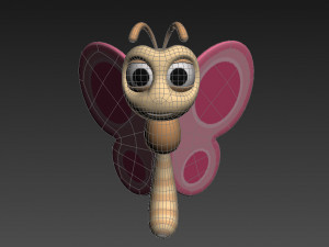 cartoon butterfly 3D Модель