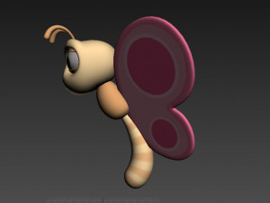cartoon butterfly 3D Модель
