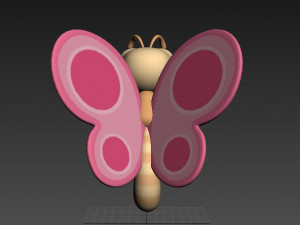 cartoon butterfly 3D Модель