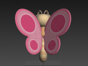 cartoon butterfly 3D Модель