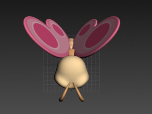 cartoon butterfly 3D Модель