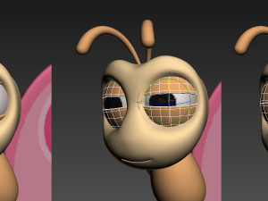 cartoon butterfly 3D Модель