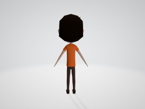 cartoon boy character 3D Модель