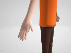 cartoon boy character 3D Модель