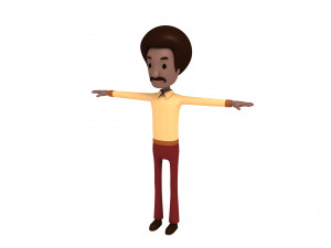 cartoonman022 discoman 3D मॉडल