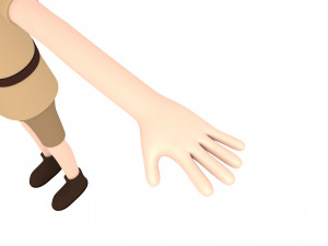 cartoonman023 safari man 3D Model