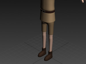 cartoonman023 safari man 3D Model