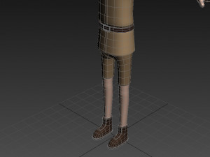 cartoonman023 safari man 3D Model