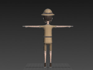cartoonman023 safari man 3D Model