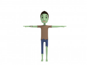cartoonman024 zombie 3D Model