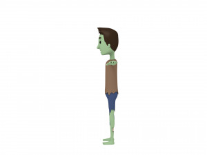cartoonman024 zombie 3D Model