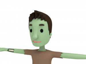 cartoonman024 zombie 3D Model