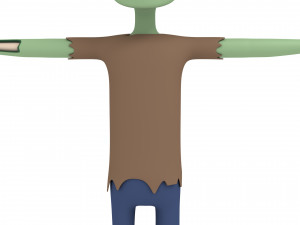 cartoonman024 zombie 3D Model