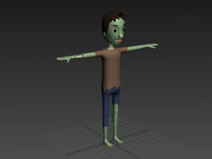 cartoonman024 zombie 3D Model