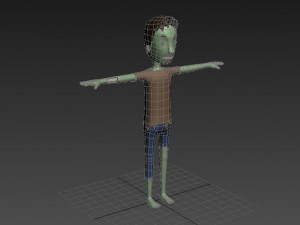 cartoonman024 zombie 3D Model